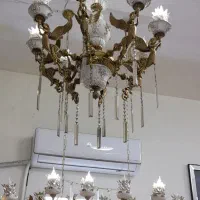 لوستر فرشته برنز