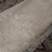 ده متر پرده توری طرحدار دوخته شده نوی نو