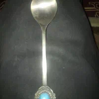 قاشق نقره باسنگ فیروزه مناسب هدیه