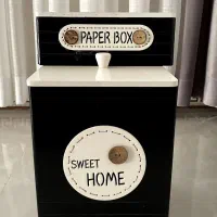 جای دستمال کاغذی و سطل