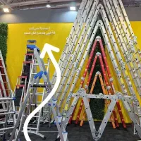 نردبان قفل دار۲تیکه و۴تیکه آلمینیومی