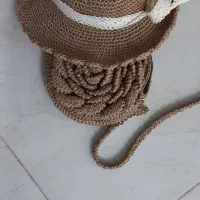 کیف و کلاه مکرومه