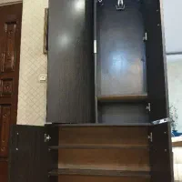 جاکفشی و کمد و آویز لباس با آیینه