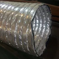 کانال خرطومی با عایق الاستومری روکش آلومینیوم