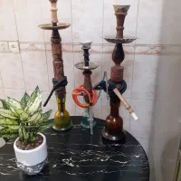 ۳ عدد قلیان بزرگ دوسیب شلاقی رخ