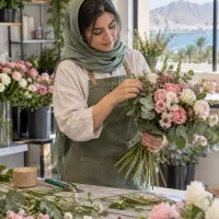 استخدام کمک‌دیزاینر گل‌آرایی با آموزش