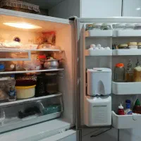 یخچال|یخچال و فریزر|میانه, |دیوار
