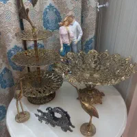 میوه خوری وشیرینی خوری وجاکلید برنز