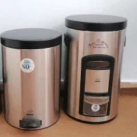 سطل برنج و سطل زباله استیل زیر قیمت