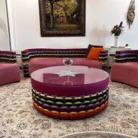 مبل ۷ نفره با میز ناهار خوری هشت نفره