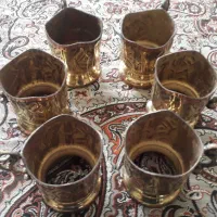 گالش چای خوری برنجی قدیمی