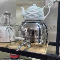 کتری‌قوری شیردار درجه یک‌کف چدنی دکاموند ارسال