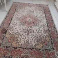 فروش فرش  رنگ کرم زیر قیمت فوری