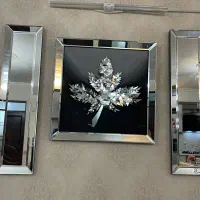 میز تلویزیون و تابلو اینه ای