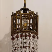 یک عدد دیوار کوب برنزی|لوستر و چراغ آویز|گلستان (تهران), |دیوار