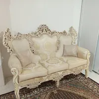 مبل ۷ نفره سلطنتی در حد نوبا جلومبلی و عسلی|مبلمان خانگی و میز عسلی|رباط‌کریم, |دیوار