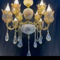 لوسترکایرا برنجی.سرامیکی/۱+۷/شعله برنجbBCy light33