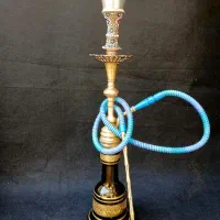 قلیان برنجی  سفال و شیلنک نو