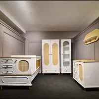 سیسمونی / تخت نوزاد/ تخت کودک مدل آرکا حصیری