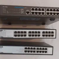 6 دستگاه مودم و سوئیچ دی لینک