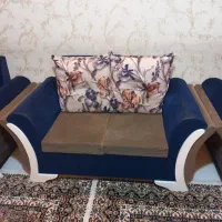 مبل ۷نفره بامیزعسلی ۴عددسالم