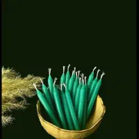 سنگ مصنوعی وشمع بانام مبارک یاحسین وقلمی۱۰سانت