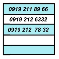 0919.211.50.69|سیم‌کارت|تهران, شهرک چیتگر|دیوار