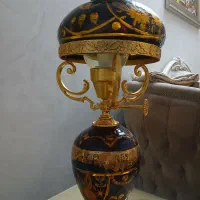 چراغ آباژور دکوری طلاکوب