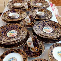 سرویس غذاخوری ۱۲نفره سرمه‌ای ۳دختر ژاپن