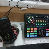 میکروفون وکارت صدای کندانسراصلی،نصف قیمت نو