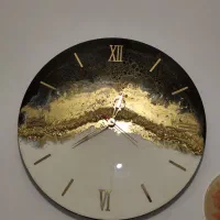 ساعت دیواری رزین قطر ۵۰