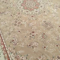 فرش ماشینی کرم رنگ ۹ و ۱۲ متری+ کناره