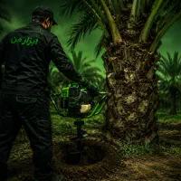 چاله کن شمشاد زن ( ابزار من کرمان اقساط )