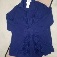 شومیز سرمه ای نو