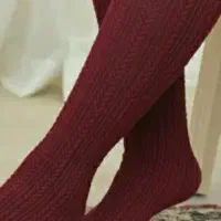 جوراب شلواری گندمی پاییزه
