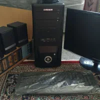 مانیتور و کیس و بلندگو و کیبورد