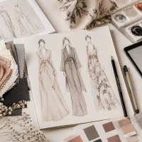 انجام پروژه دانشجویی طراحی لباس و پارچه، گرافیک