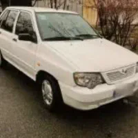 پراید ۱۱۱ سفید  مدل ۹۳  باغستان