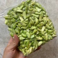 باقالی سبز تازه و پاک شده