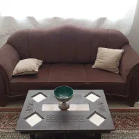 مبل ۷ نفره و ناهارخوری  ۶نفره همراه بوفه