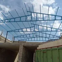 جوشکاری واجرای ساخت سوله های سبک سنگین سقف شیروانی