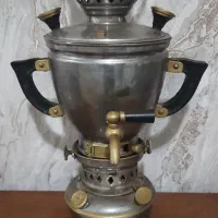 سماور زغالی برنجی ورشو قدیمی