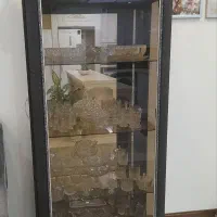بوفه ترکیب شیشه وچوب