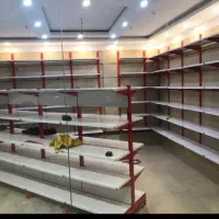 قفسه دیواری وسط فروشگاهی چرخ خرید انبارگردانی