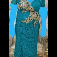 لباس مجلسی گیپور وسنگ دوزی شده