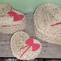 سبد حصیری|صنایع دستی و سایر لوازم تزئینی|رشت, حمیدیان|دیوار