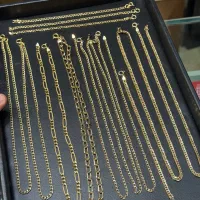 دستبند زنجیر ست طلا / بدون اجرت