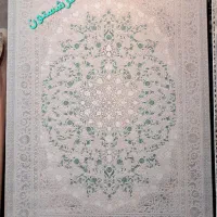 فرش ۷۰۰ شانه برجسته دیزاین ۱۲۰۰ سبز کرم