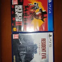 دیسک بازی red dead redemption 2و رزیدنت اویل 9