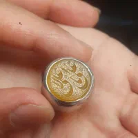 انگشتر عقیق با رکاب پلاتین